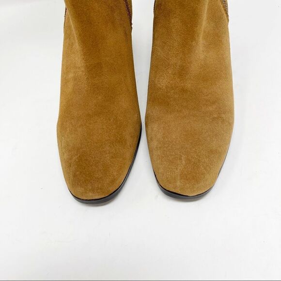 Blondo Round Toe Zip Block Heeled Booties Size 10 Waterproof - Picture 3 of 6